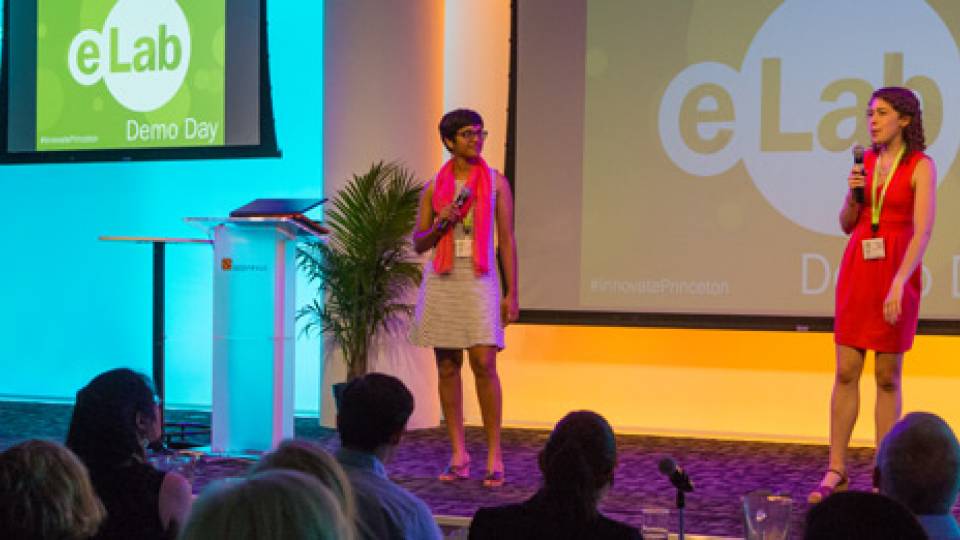 eLab Demo Day homepage visual