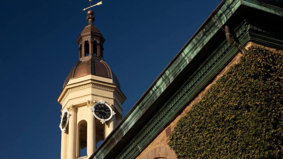 Nassau Hall in sunshine