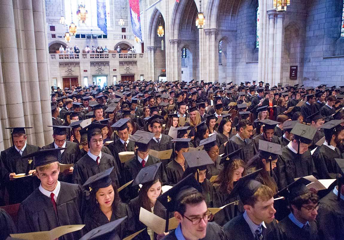 Baccalaureate 2015 inside chapel