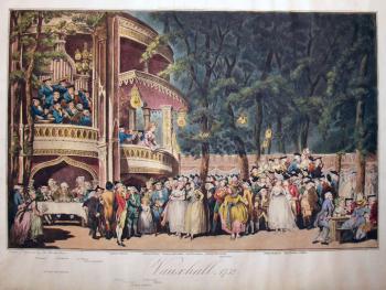 The Flying Coquette, c.1784 (colour engraving) Poster