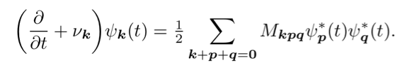 paradigm nonlinear equation of
turbulence