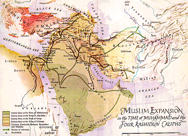 Muslim Civilization Map