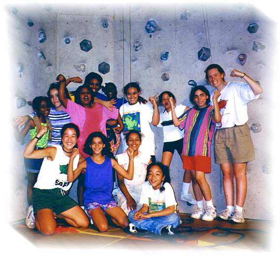 Community of Scholars succeeds at the Climbing Wall.