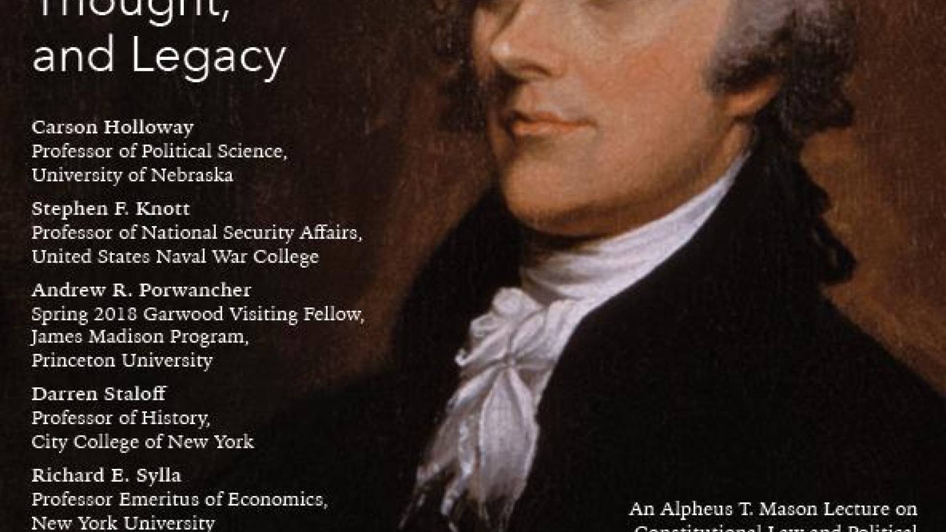 Alexander hamilton and cheap the persistence of myth