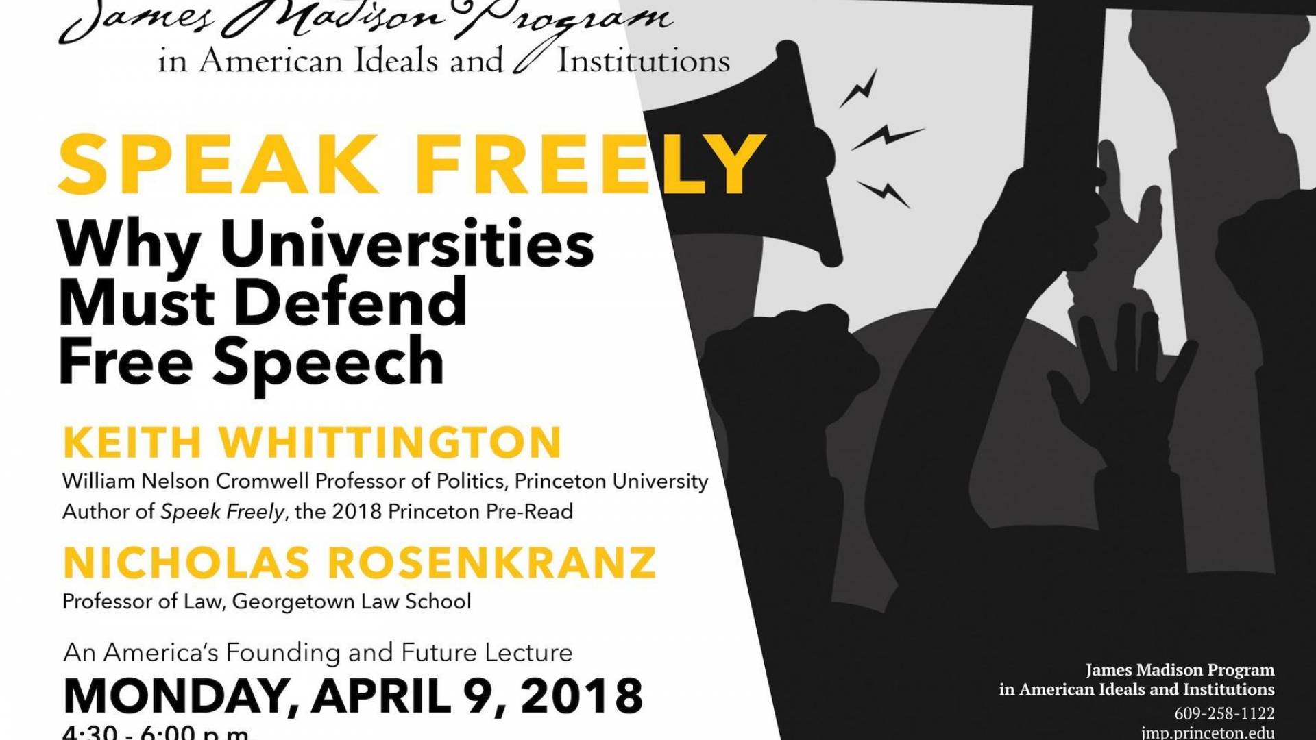 Speak Freely: Why Universities Must Defend Free Speech