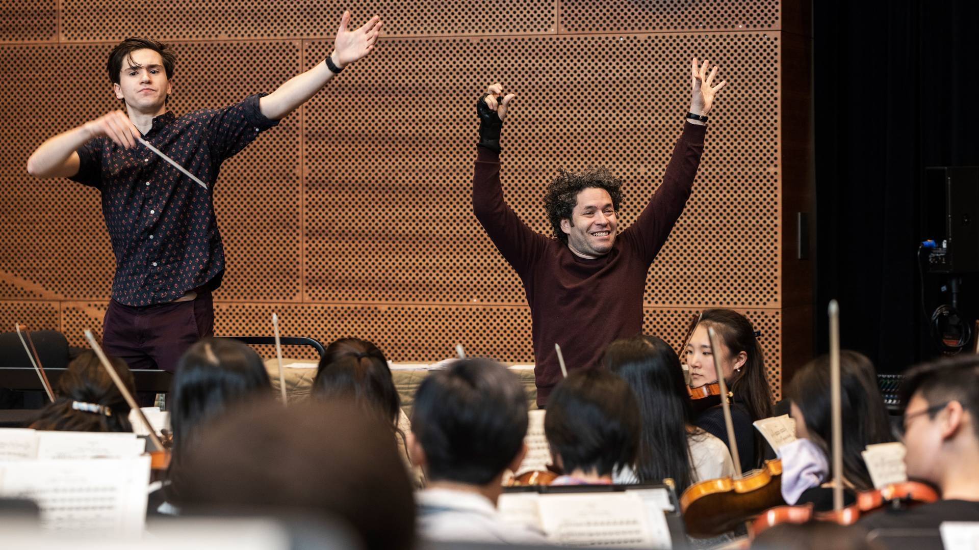 L.A. Philharmonic conductor Gustavo Dudamel and wife file for