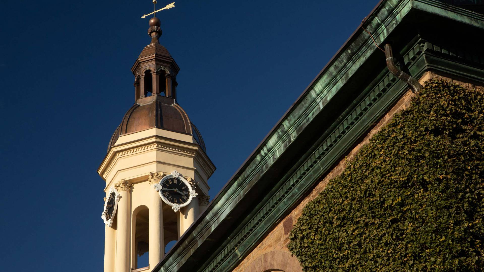 Nassau Hall in sunshine