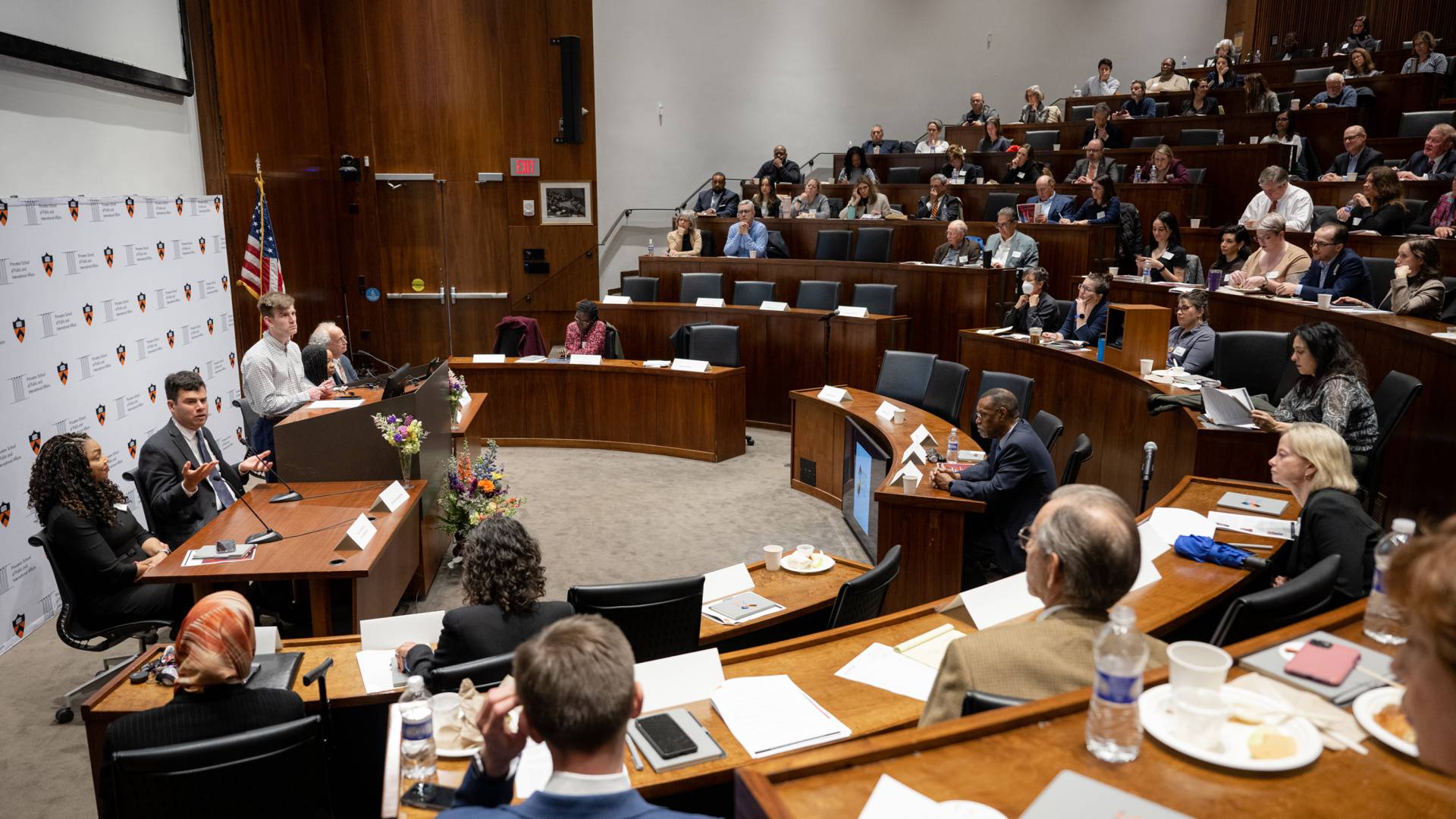 Panelists and audience at the SPIA launch event