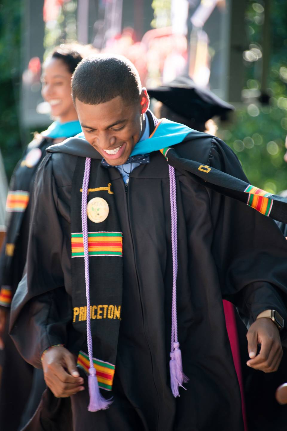 Edwin Alan Coleman stepping off stage