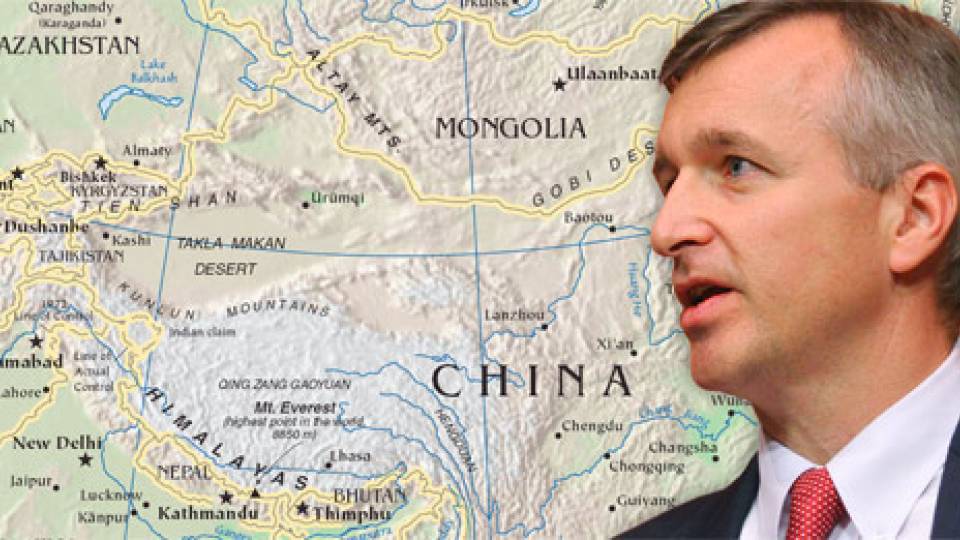 Christensen at podium