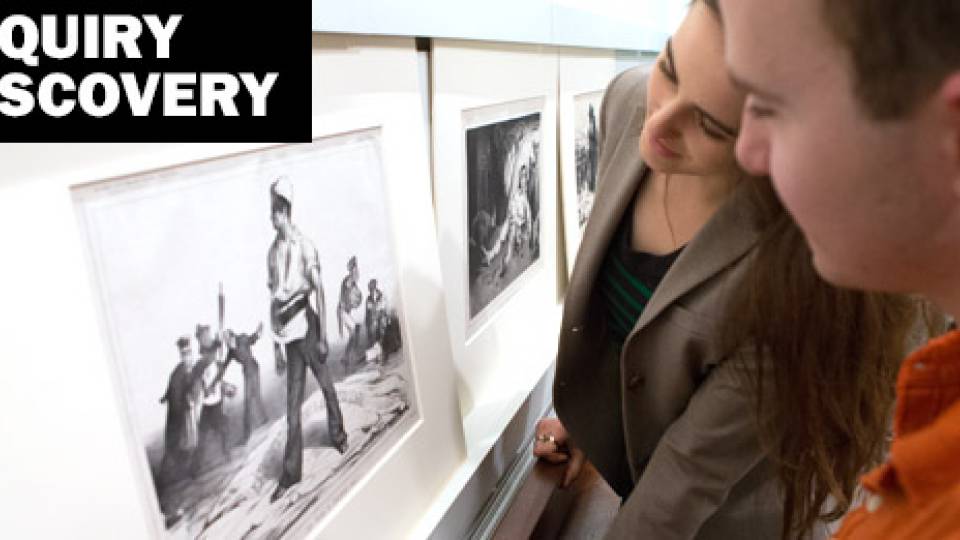 Freshman Seminar Caricature Sherry and Schmidt-Swartz