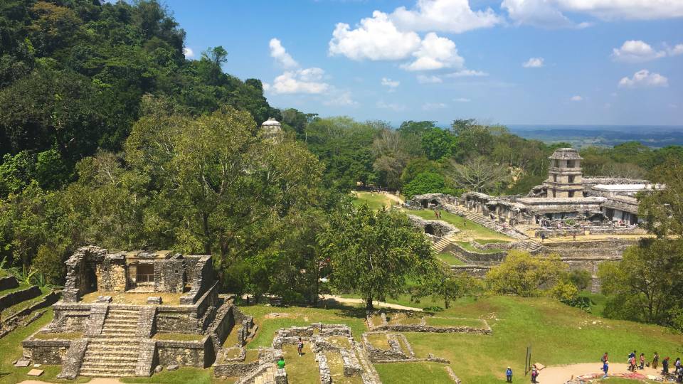 Vista of Palenque, Chiapas, Mexico