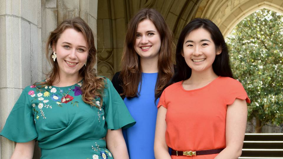 Erika Ward, Katherine Tyler, Lavinia Liang