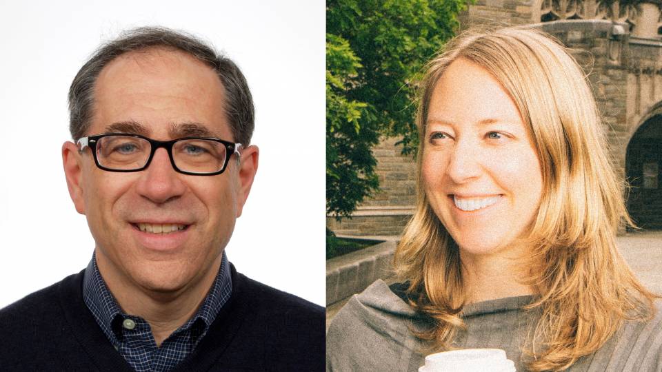 Left: David Bell Right: Brooke Holmes