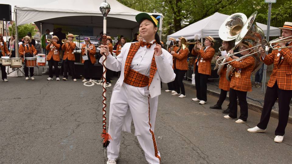 Princeton University band plays at Communiversity