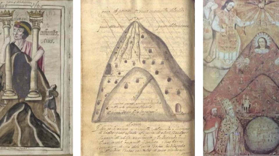 triptich of archival images