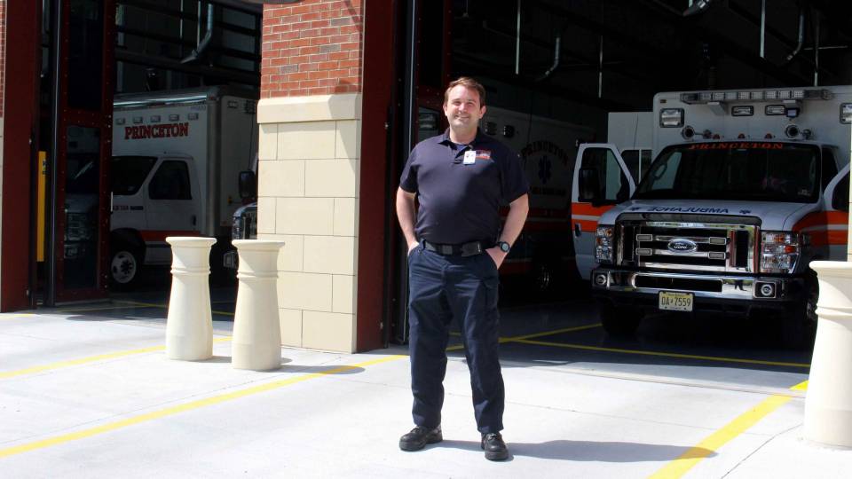 From lab to ambulance training pays off for EMT volunteer