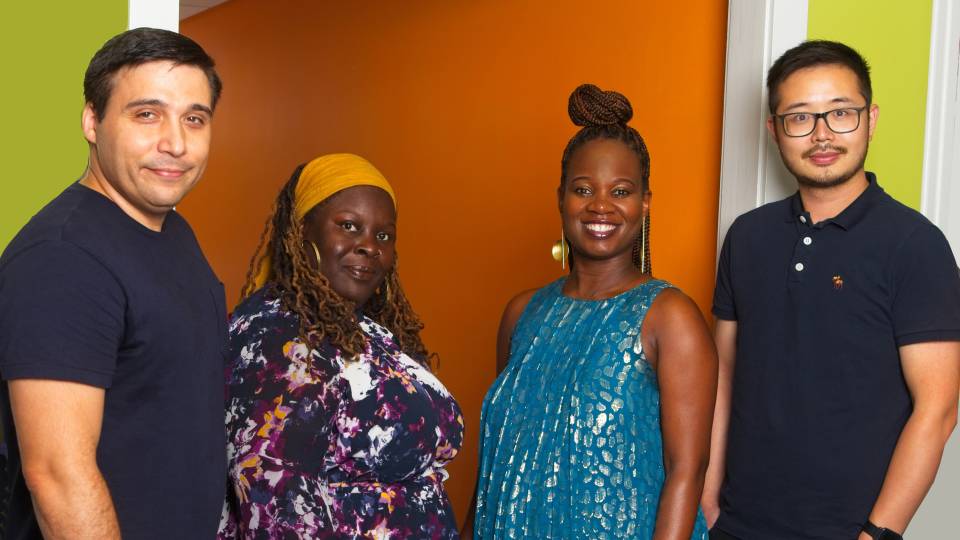 Maksim Mezhericher, Ebony Noelle Golden, Tanyaradzwa Tawengwa and Sunxiang “Sean” Zheng