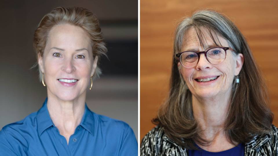 Frances Arnold and Mary Brunkow