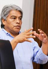 The leadership program is directed by Regis Pecos