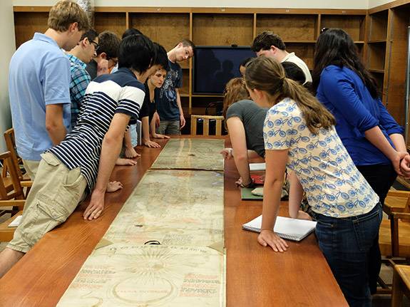 Freshman Seminar Alchemy illustrated scroll