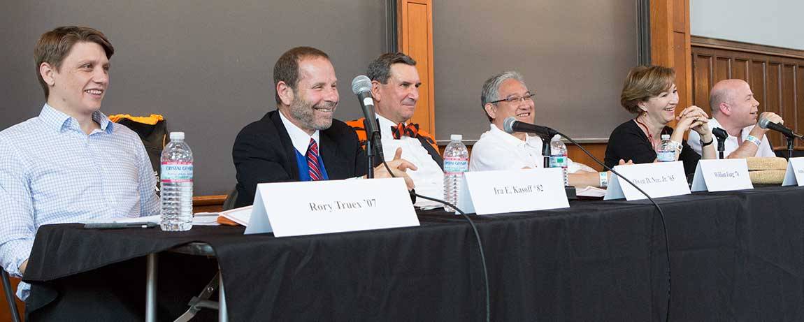 Reunions 2015 Alumni Faculty panel