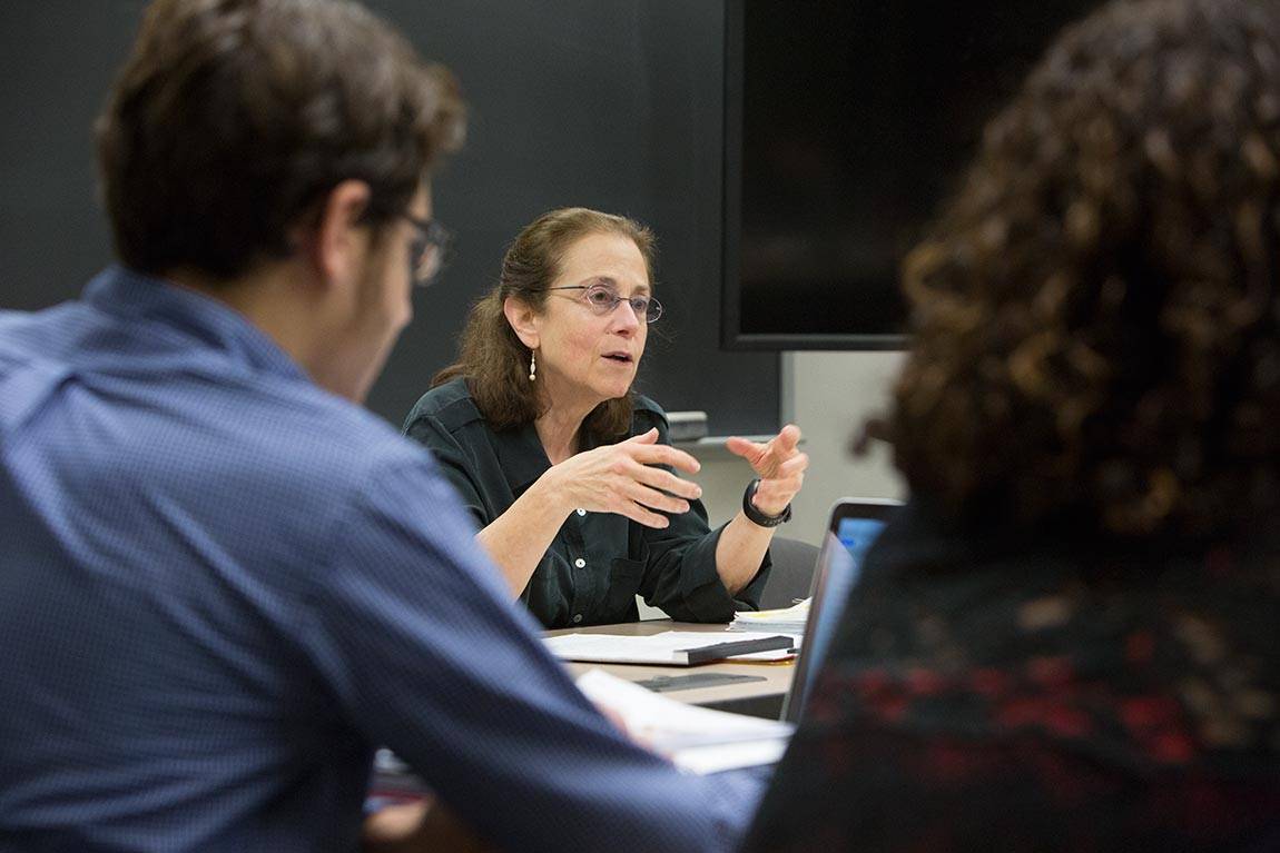 Lederman Ethics Class Snapshot professor Rena Lederman