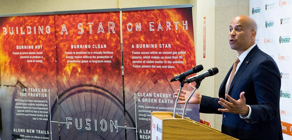 NSTX-U dedication with Senator Booker