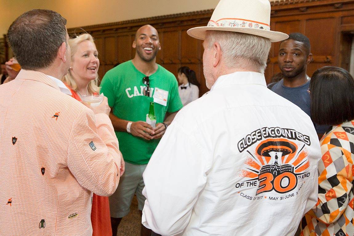 Reunions 2016 reception at Rockefeller College