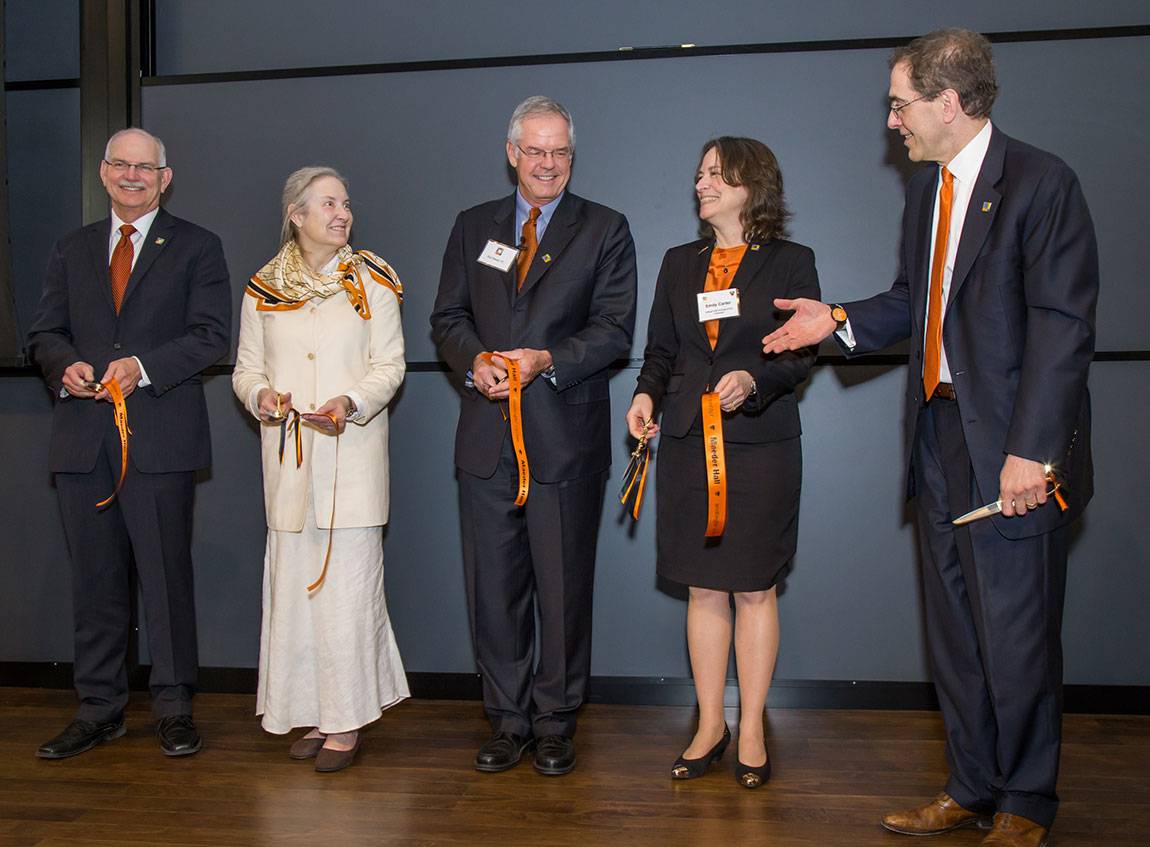 Andlinger Conference ribbon cutting