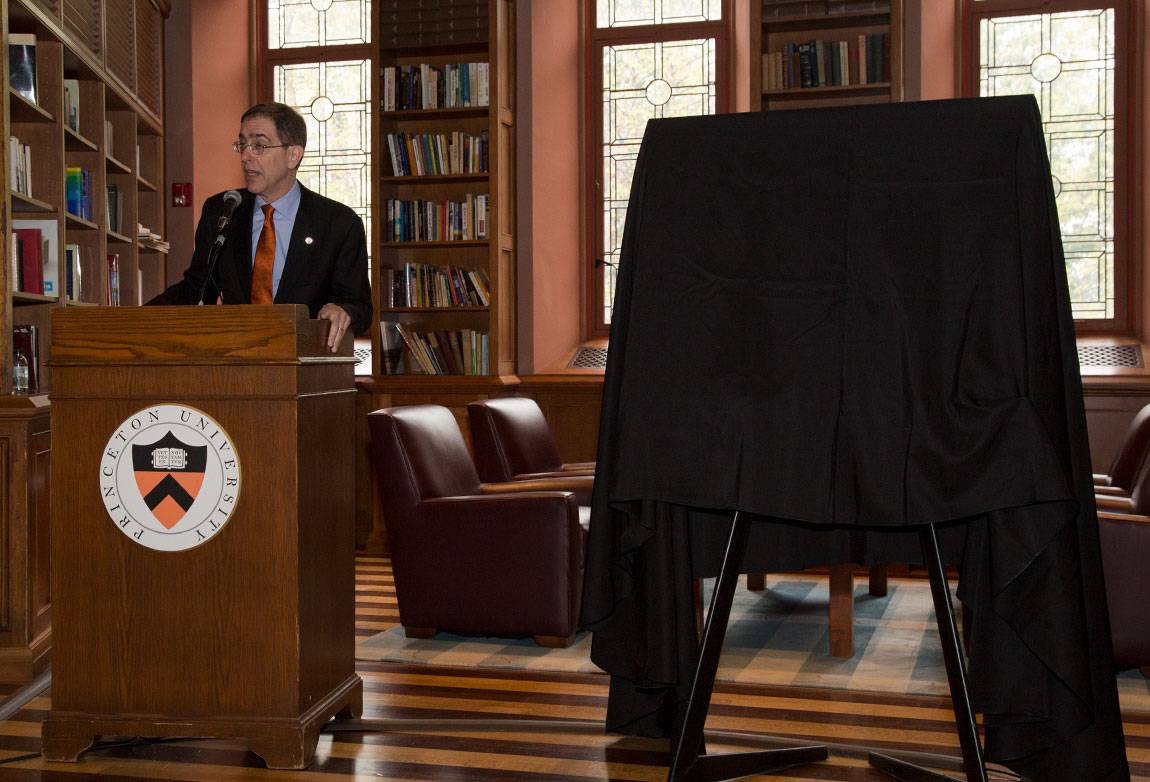 Charter Day installation of new medallion President Eisgruber in Chancellor Green