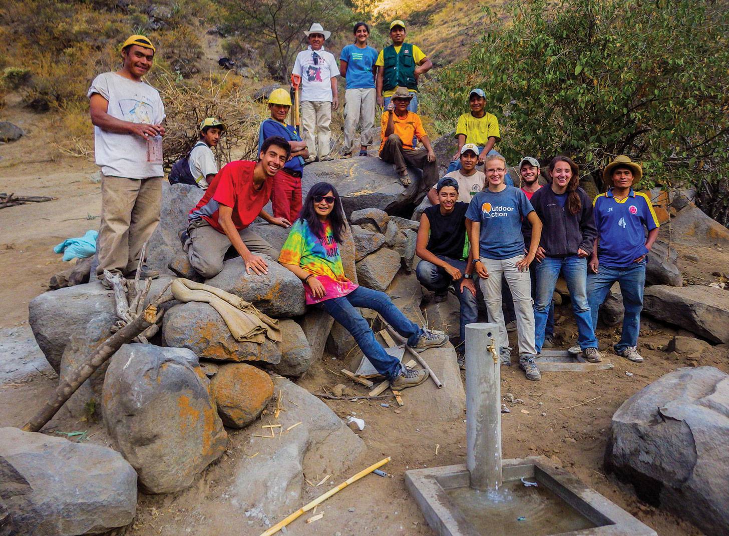 Engineers Without Borders-Princeton University chapter in Peru