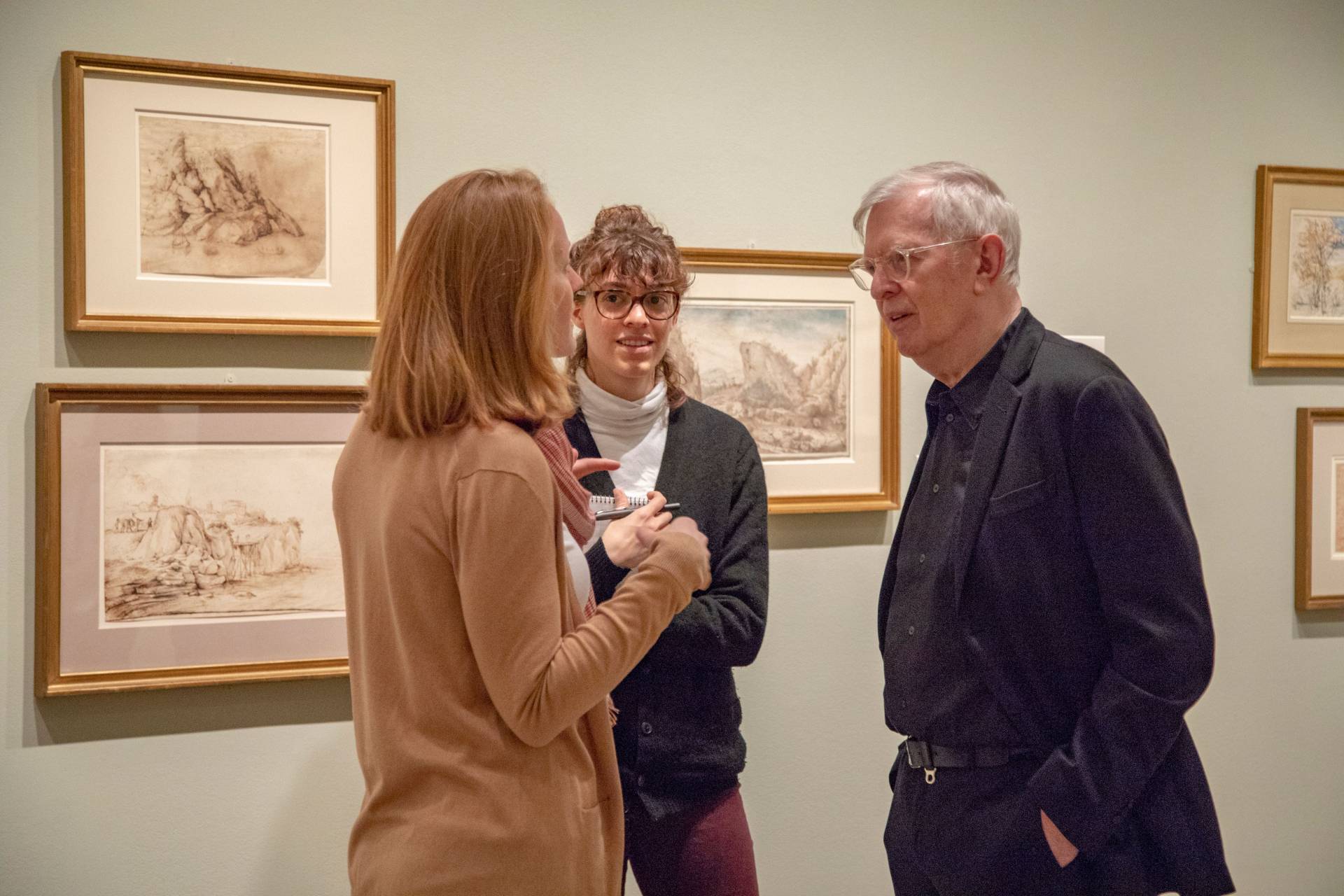 Annemarie Iker, Ariel Kline and John Elderfield