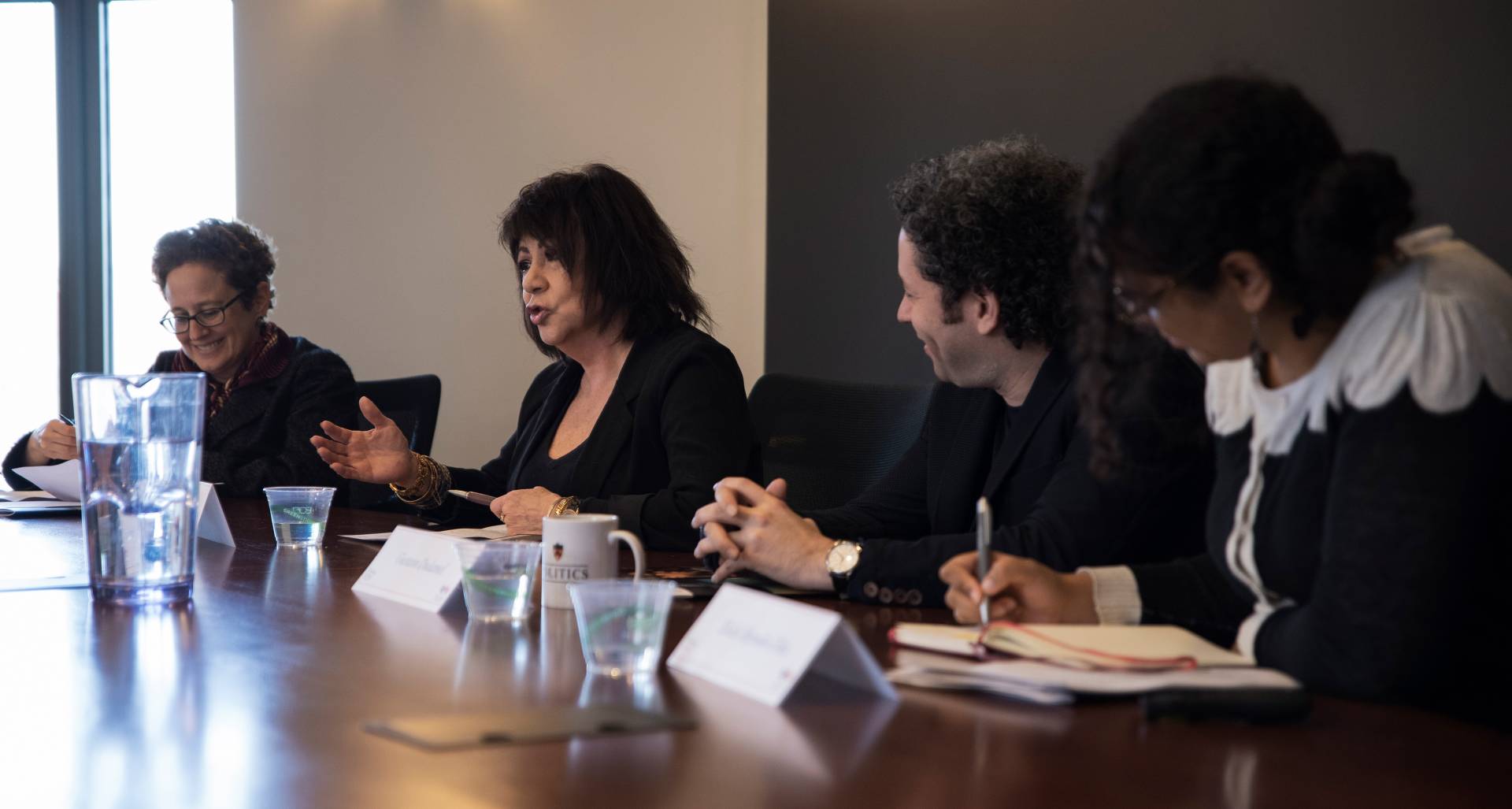 Mellissa Lane, Patricia Fernandez-Kelly, Gustavo Dudamel, Ekédi Mpondo-Dika