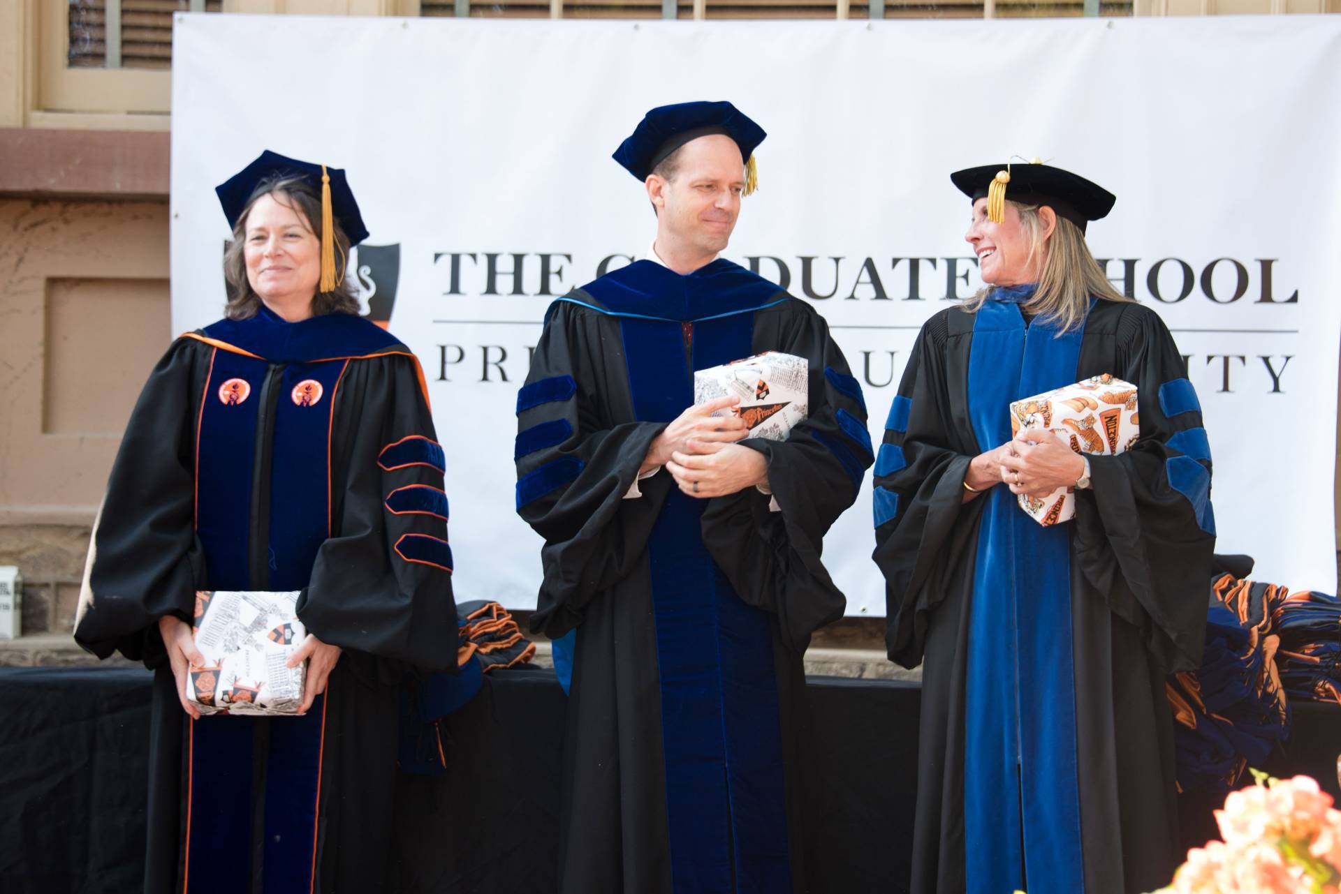 2019 Graduate Mentoring Awards recipients on stage