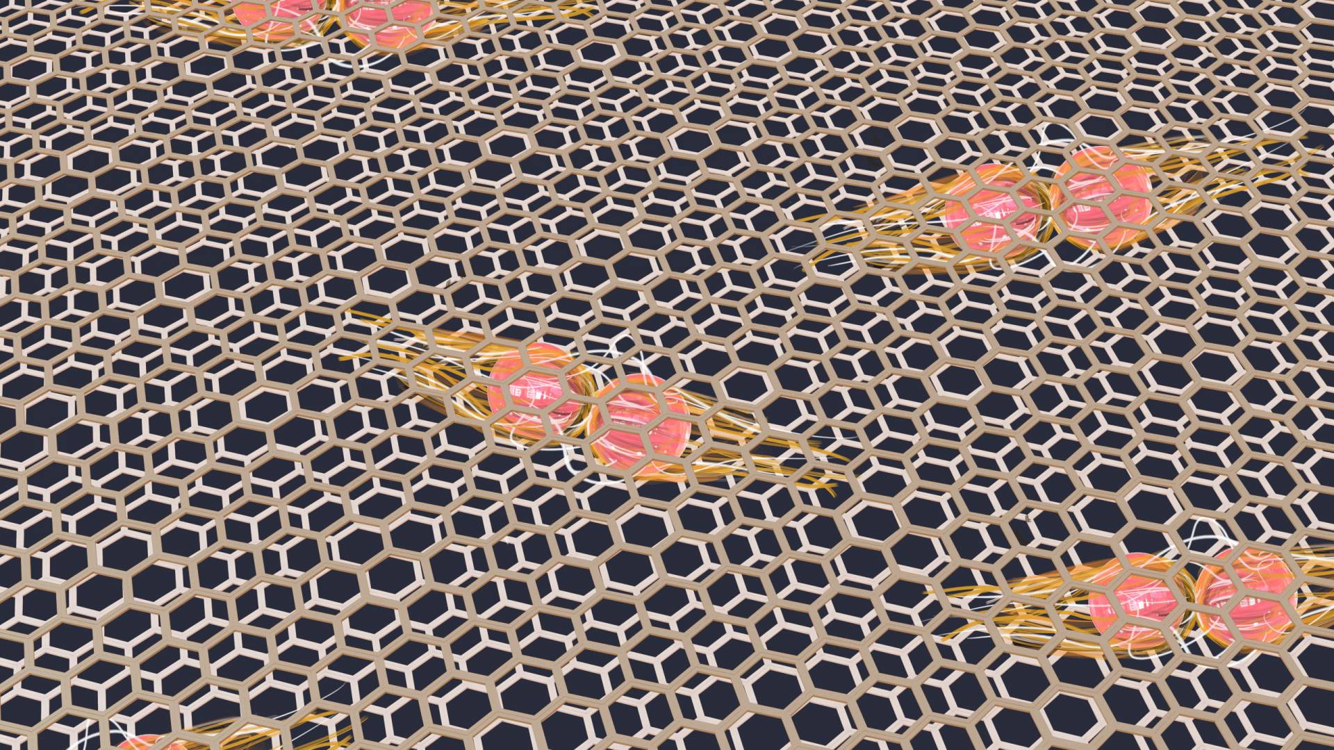 Depiction of graphene