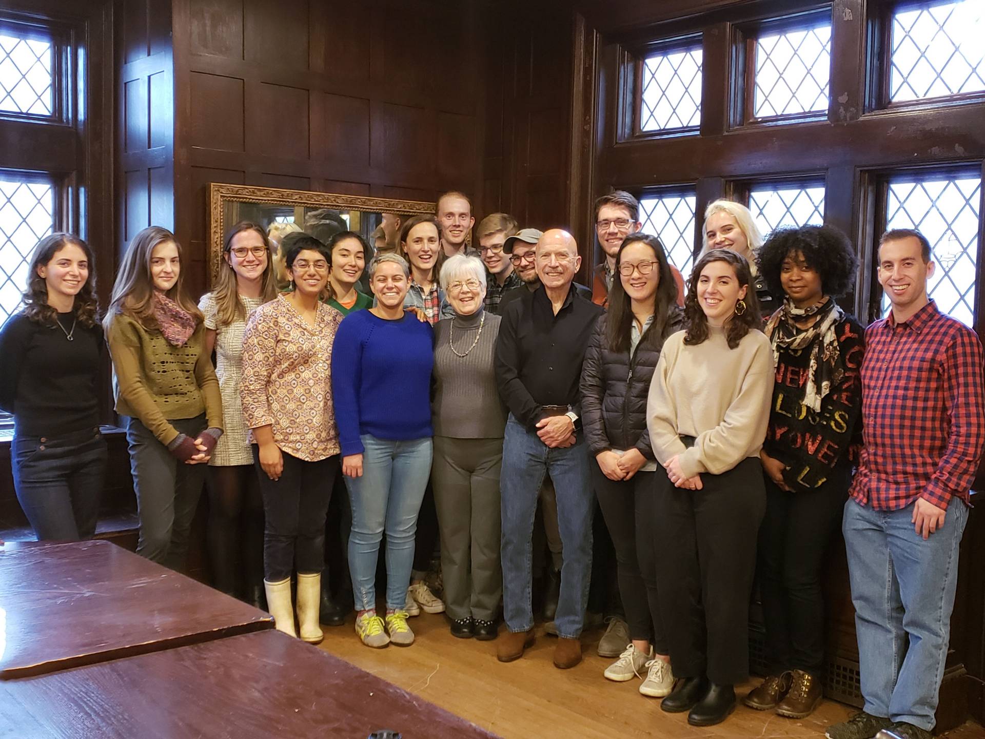 Ferenbach and students