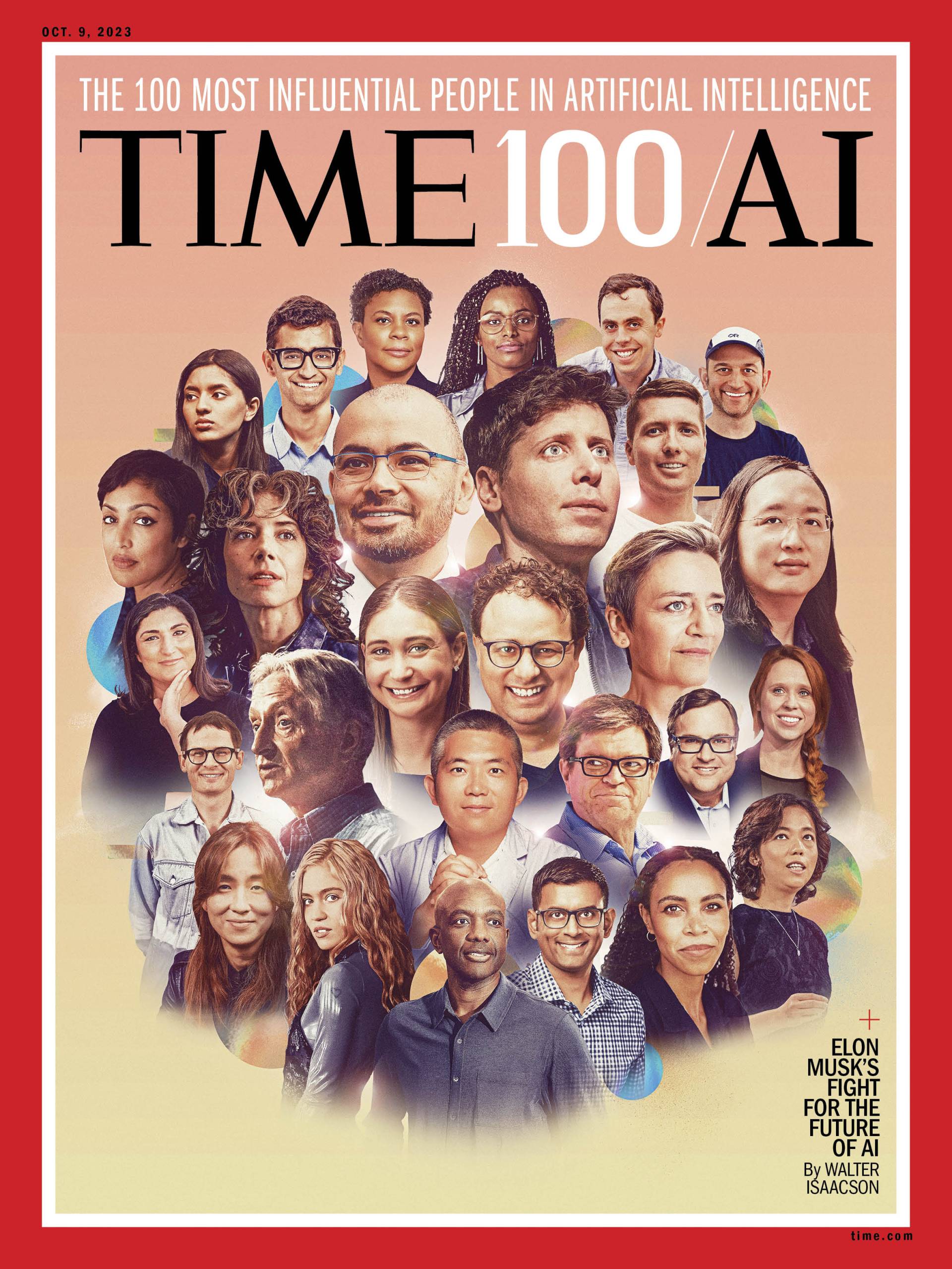 TIME Magazine's TIME100 artificial intelligence list honors six