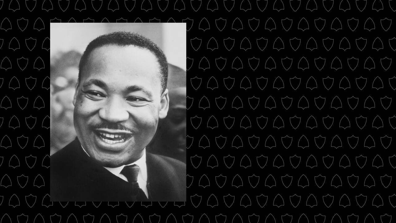 Martin Luther King Jr. smiling