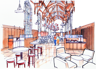 Dining hall renovations