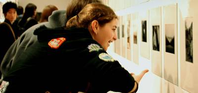 Close examination of an image