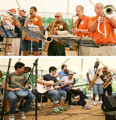 Two bands face off at the battle of the bands