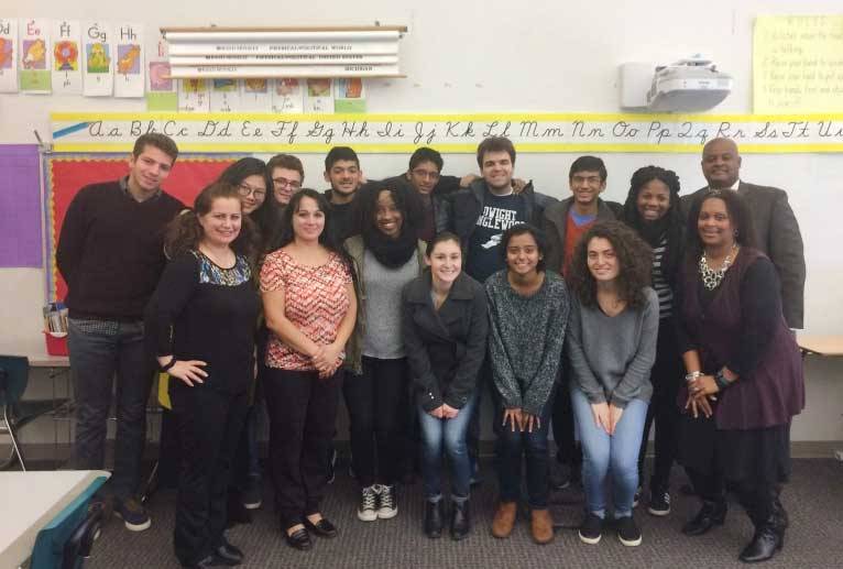 As part of their effort to better understand the many facets of refugee resettlement, Princeton students in the Breakout Princeton trip "Resettling Refugees: Deconstructing a Complicated Narrative" visited Greenfield Union Elementary-Middle School in Detroit. The team met with Principal Curtis Dunlap, Vice President Murleen Cookley and other school leaders to learn about the school's ability to accept refugee students.