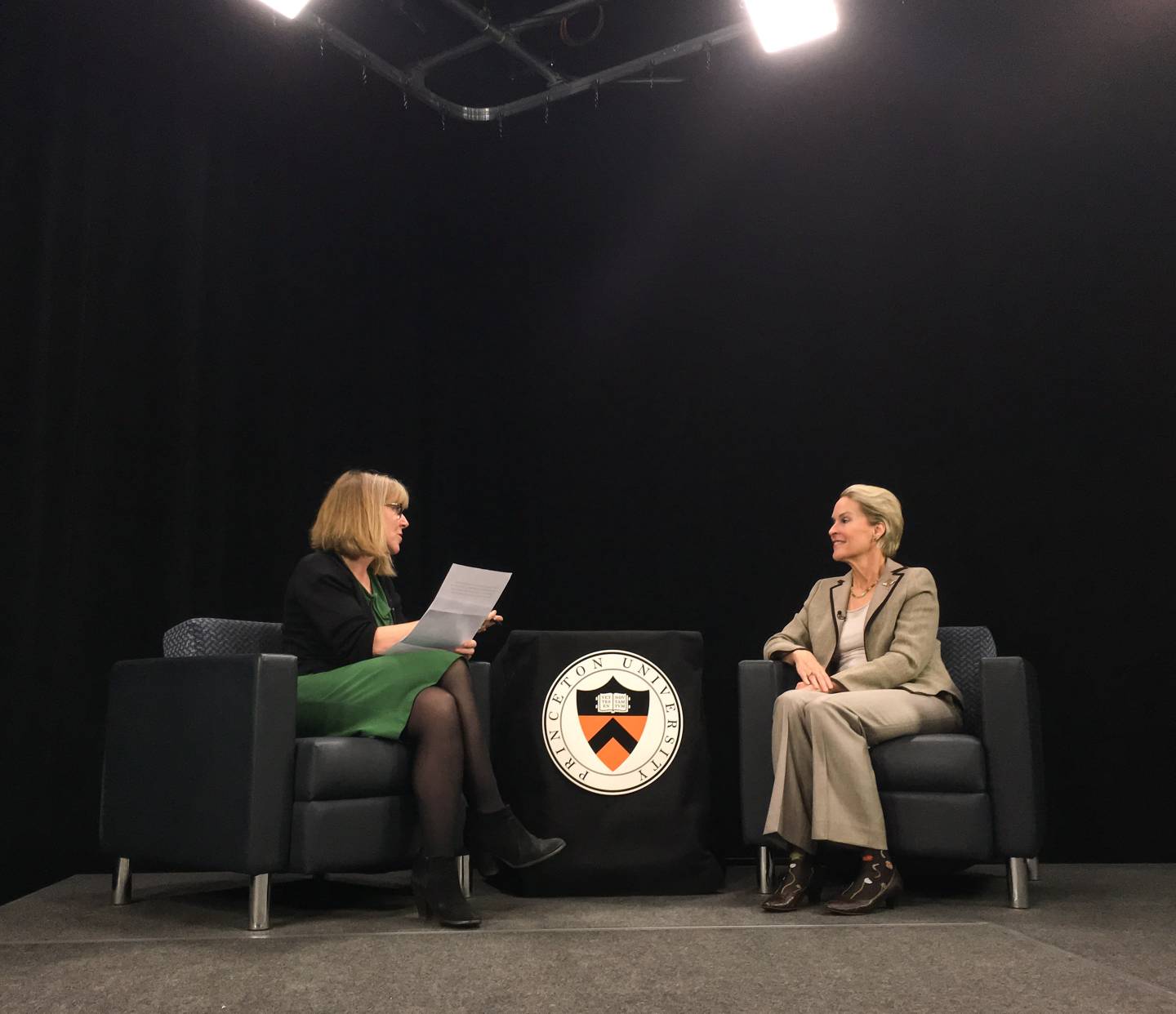 Margaret Koval interviewing Frances Arnold