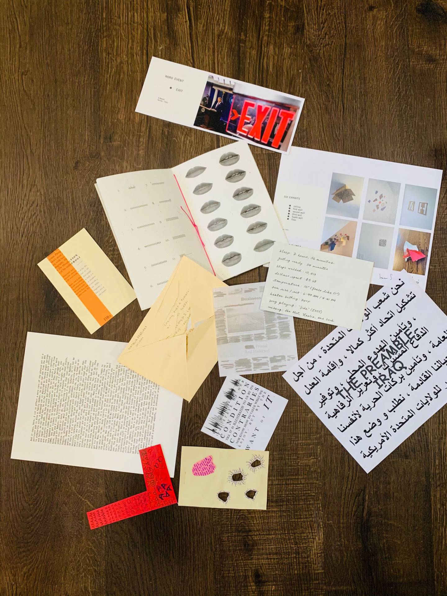 printed materials from all over the world