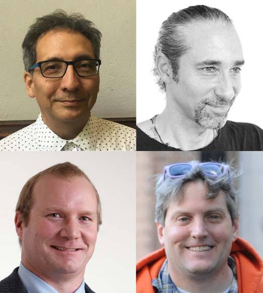 Eduardo Cadava, Fazal Sheikh, Mark Zondlo and John Higgins