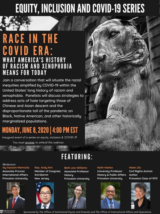 Race in the COVID Era: What America’s History of Racism and Xenophobia Means for Today Join a conversation